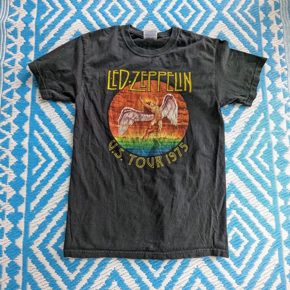 Vintage Black Led Zeppelin Tee